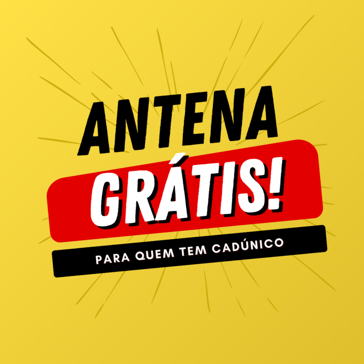 Receba seu Kit Antena Digital gratuito enquanto ainda dá tempo em Julho!